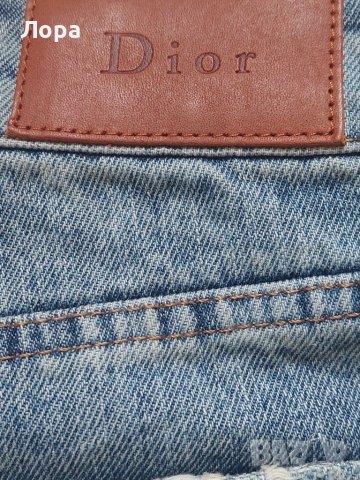 Къси дънкови панталони DIOR , снимка 11 - Къси панталони и бермуди - 45159504