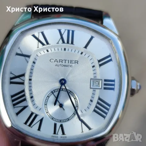 Мъжки луксозен часовник Cartier , снимка 2 - Мъжки - 47027238