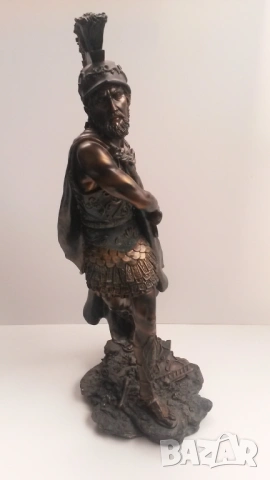 Висока фигура на рицар с отчупен меч, 44 сантиметра, снимка 11 - Декорация за дома - 53529560