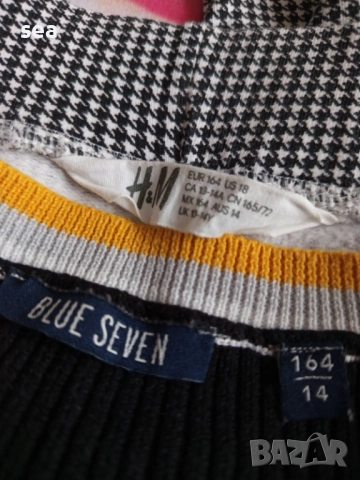 Зимен сет клин H&M и блуза Blue Seven 164 р., снимка 6 - Детски Блузи и туники - 52321455