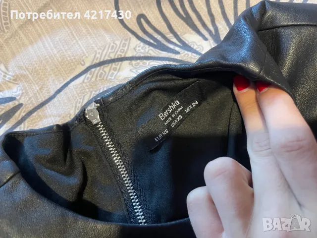 Кожена рокля Bershka, снимка 3 - Рокли - 47398850