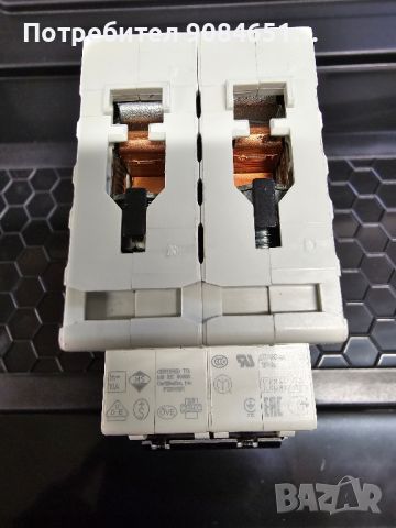 Прекъсвач автоматичен ABB двуполюсен за DIN шина крива C 10 A, 230 V, 6 kA, 2P, S202-C10

, снимка 3 - Други машини и части - 45340434