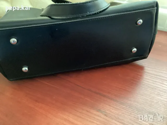 Чанта -Черна кожена чанта Farfalla rosso НОВА, снимка 10 - Чанти - 50125495