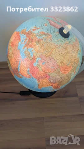Географски глобус светещ, снимка 5 - Декорация за дома - 53780849