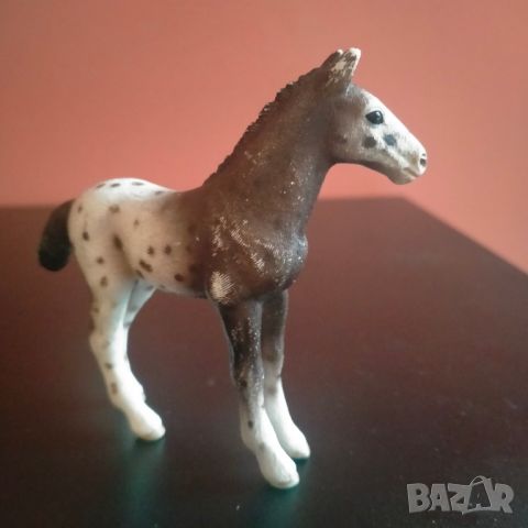 Колекционерска фигурка Schleich Кон Knabstrupper Foal Horse 2013 13760, снимка 4 - Колекции - 46797624