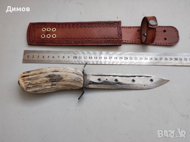 28 см Стар кован нож сабя ятаган каракулак