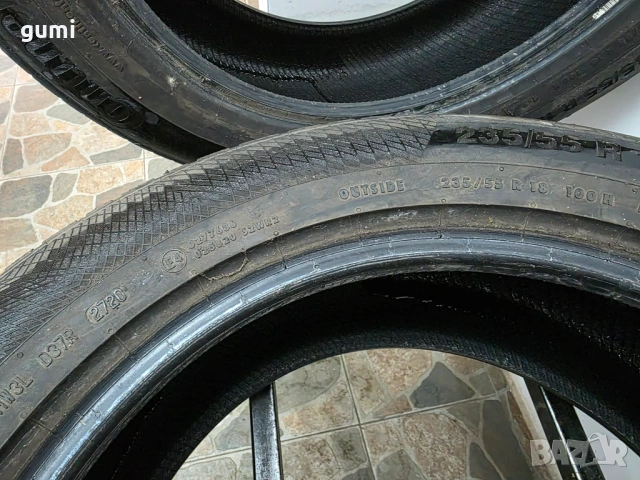2бр зимни гуми 235/55/18 CONTINENTAL L05210 , снимка 4 - Гуми и джанти - 53884962