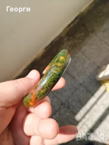 Гривна от естествен камък-1, снимка 6 - Гривни - 50094087