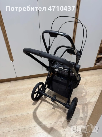 Шаси с основа за седалка за Cybex Priam 3 + адаптори за кошница, снимка 3 - Детски колички - 53171325