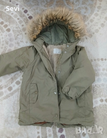 Зимно детско яке на Zara - 104 см., снимка 1
