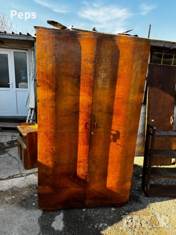 Старинни Автентични мебели Маса Гардероб Бюфет Нощно шкафче врати, снимка 3 - Антикварни и старинни предмети - 53896861