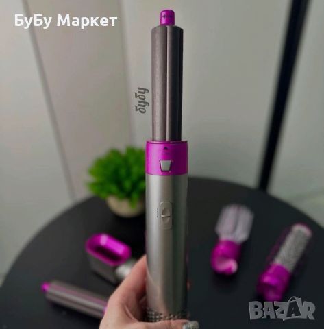 Маша за коса с топъл въздух с 5 приставки, снимка 4 - Сешоари - 46096731