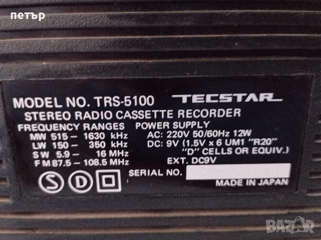 Японски касетофон, снимка 3 - Радиокасетофони, транзистори - 45684319