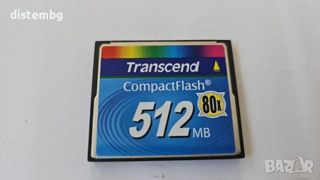 Kарта с памет Transcend 512mb, 80x High-Speed ​​Secure Digital (SD, снимка 1 - Карти памет - 45451741