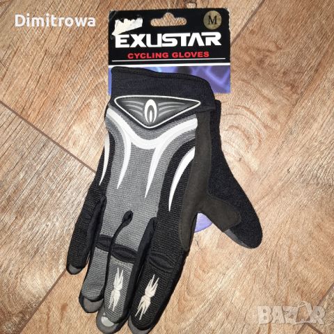Вело ръкавици EXUSTAR р-р М E-CG540, снимка 1 - Спортна екипировка - 45155207