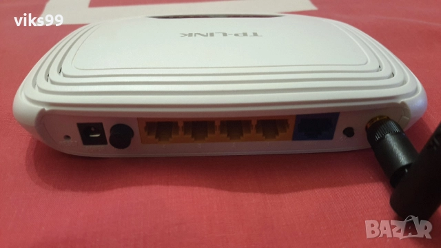 Wi-Fi Рутер TP-Link TL-WR741ND ver.4.27, снимка 4 - Рутери - 52877528