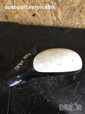 Електрическо огледало лява страна, бял цвят за Peugeot 406 2.0 HDI (2001) 015001