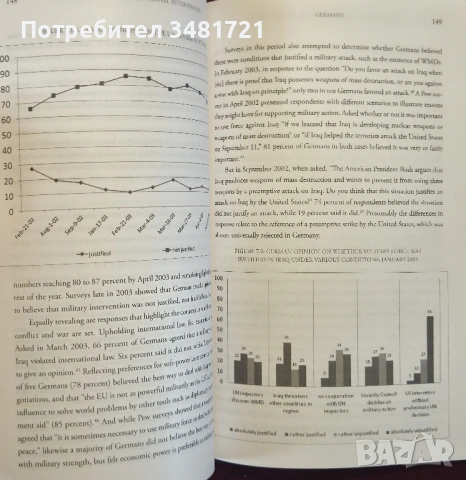 Обществено мнение и международна намеса - уроци от войната в Ирак / Public Opinion and International, снимка 4 - Художествена литература - 53882556