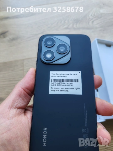 Смартфон Honor 400 Lite 8 GB / 256 GB – черен, снимка 3 - Други - 53844027