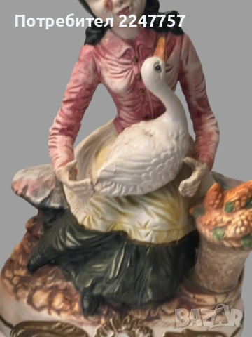 Двойка фигура Capodimonte 32 см, снимка 6 - Антикварни и старинни предмети - 53092607