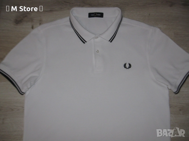 Fred Perry мъжка тениска, памучна риза с яка