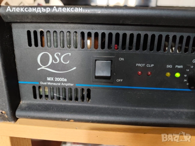 QSC MX-2000a, снимка 4 - Ресийвъри, усилватели, смесителни пултове - 53722778