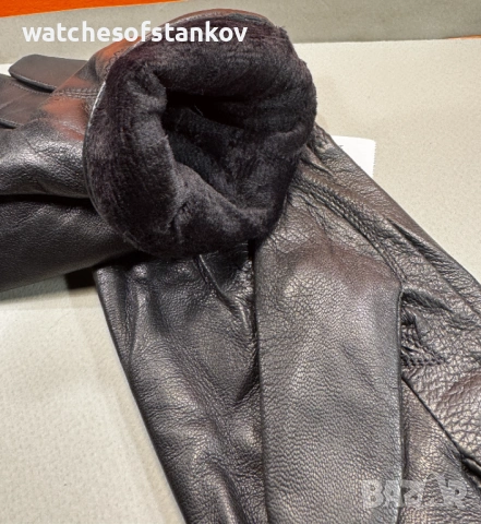 Елегантни Мъжки ръкавици от естествена  агнешка кожа, снимка 6 - Ръкавици - 53171138