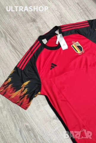 НОВА Футболна фланелка на Белгия 2022 Home Kit XL size, снимка 3 - Футбол - 52506388