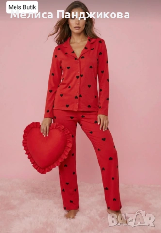 Дамски пижами 2 части, снимка 2 - Пижами - 53335367