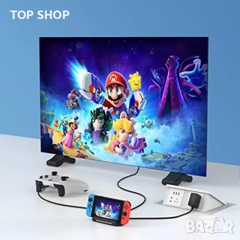 Нова Портативна Докинг Станция за Switch / Switch OLED, HDMI, USB, снимка 3 - Аксесоари - 49498030