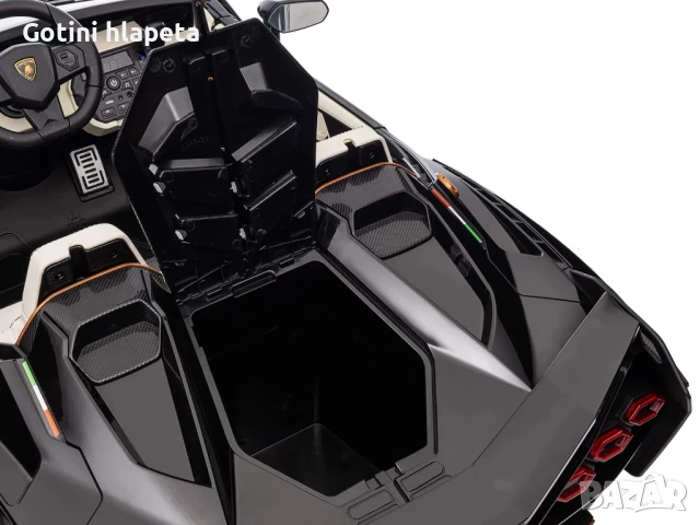 Акумулаторна Двуместна КОЛА Lamborghini SIAN  24V функция дрифт, снимка 17 - Коли, камиони, мотори, писти - 51038691