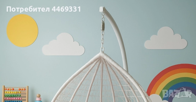 Градинска висяща люлка тип гнездо,яйце–Промоция!, снимка 6 - Градински мебели, декорация  - 52224410