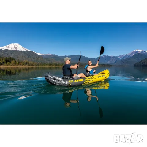 Надуваем двуместен каяк Intex Explorer K2, снимка 9 - Водни спортове - 44929156