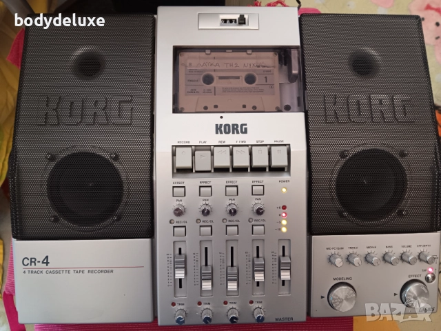KORG CR-4 track cassette tape recorder 