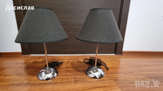 Нощни лампи с ключ-2 броя, снимка 3 - Настолни лампи - 53135524