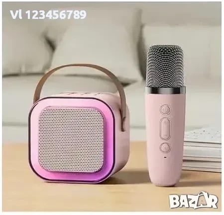 K12 Мини Bluetooth високоговорител С 2 караоке микрофона