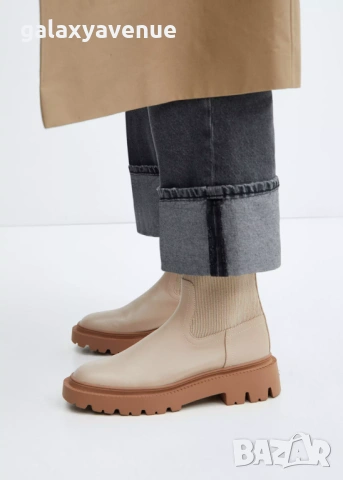 Mango Боти до глезена с масивна (платформена) подметка., снимка 6 - Дамски боти - 54066974