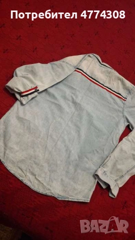 Детска Дънкова риза 176, 15-16 г, снимка 7 - Детски ризи - 54009466