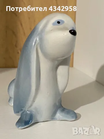 Vintage. Порцелан."Куче”, снимка 2 - Антикварни и старинни предмети - 49784715