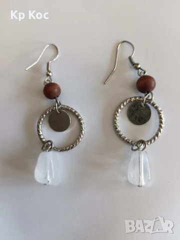 стилни обици с примка, снимка 5 - Обеци - 51222003