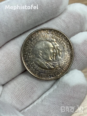 1/2 долар (Half Dollar) 1952 г, САЩ - сребърна монета, снимка 7 - Нумизматика и бонистика - 51202242