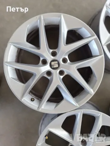 ОРИГИНАЛНИ АЛУМИНИЕВИ ДЖАНТИ ЗА СЕАТ  -5Х112Х57-18 цола, снимка 2 - Гуми и джанти - 50362993