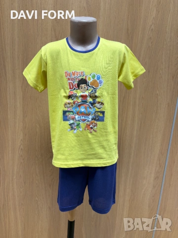 Детска пижамка Пес патрул 100% памук, снимка 2 - Детски пижами - 53903972