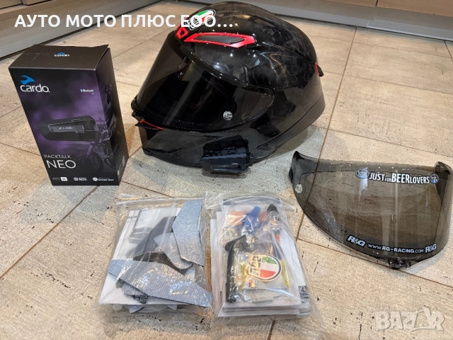 Каска Agv Pista GP RR + Card NEO размер L, снимка 9 - Аксесоари и консумативи - 52529527