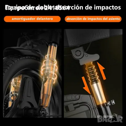 Електрически велосипед Ninoto – Мощност, комфорт и мобилност, снимка 5 - Велосипеди - 49744487