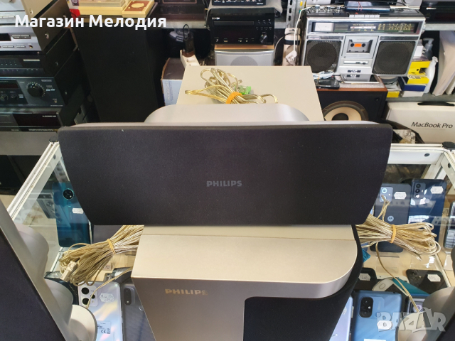 Тонколони / Бас каса с център и две тонколони Philips / Subwoofer SW 3110P, Philips CS 3110P  В отли, снимка 3 - Тонколони - 44950895