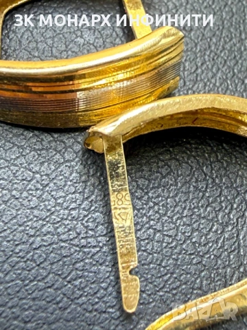 Златни обеци /585/, снимка 3 - Обеци - 54044801