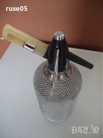 Шише за газирана вода ( сода ) с метална оплетка, снимка 6 - Други стоки за дома - 50073117