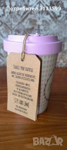 ЧАШИ за КАФЕ/КАПУЧИНО от стъкло, керамика, бамбук , снимка 8 - Чаши - 51667183