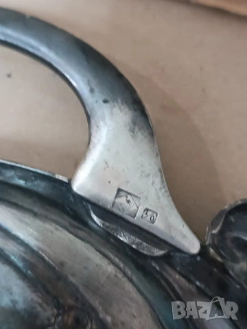 Посребрени  поднос WMF, снимка 5 - Антикварни и старинни предмети - 54024116